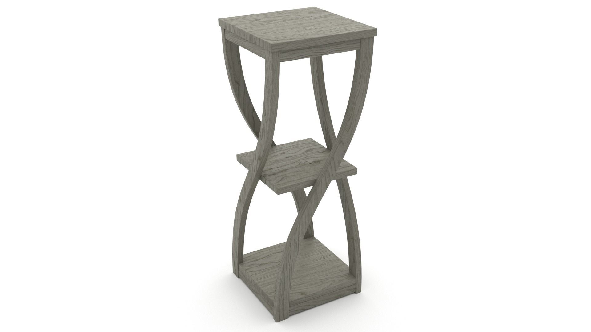 Gourglass Table - 3ds Max 3D model_3