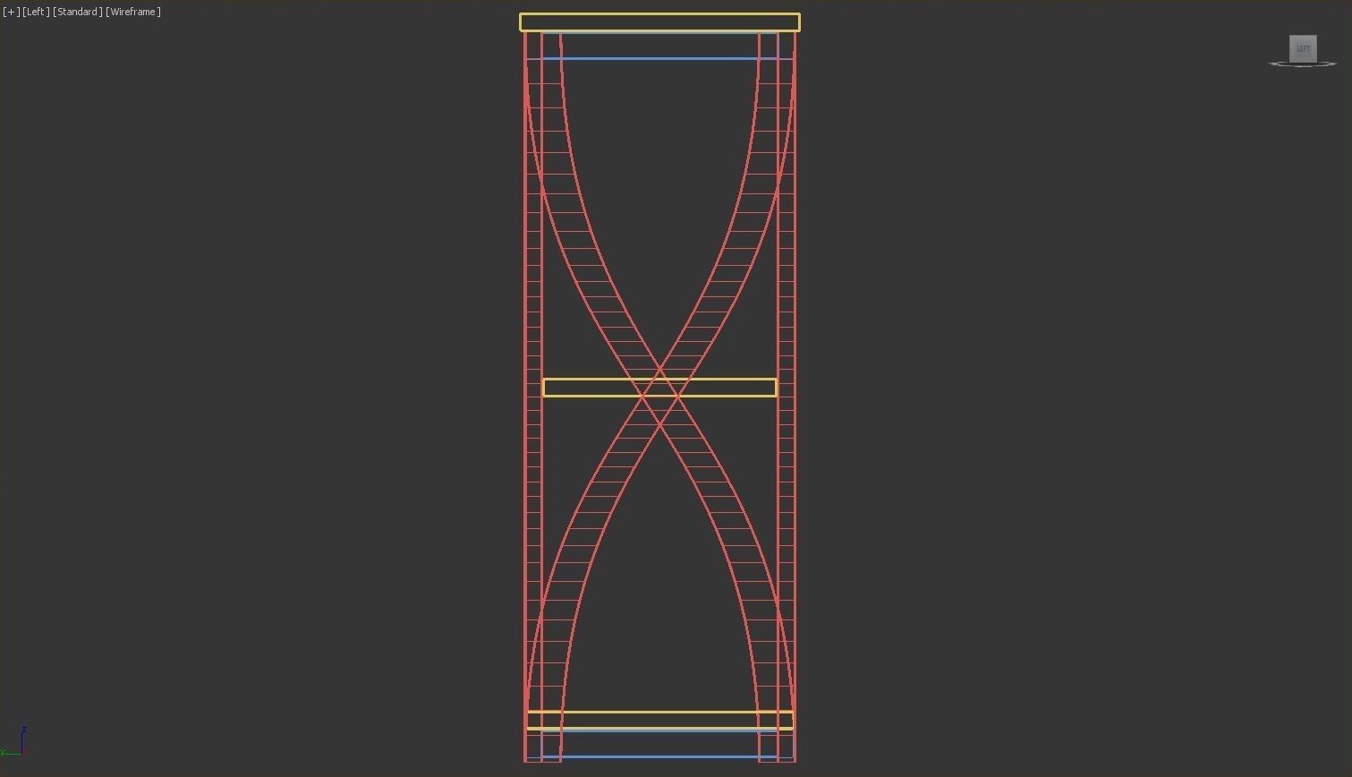 Gourglass Table - 3ds Max 3D model_28