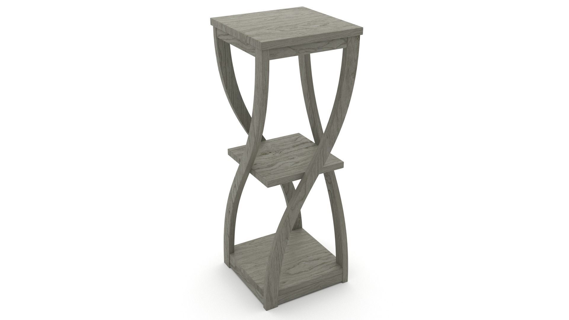 Gourglass Table - 3ds Max 3D model_9