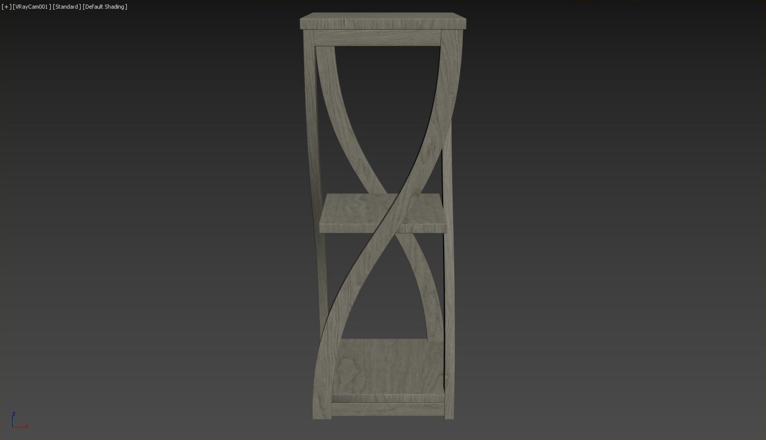 Gourglass Table - 3ds Max 3D model_25