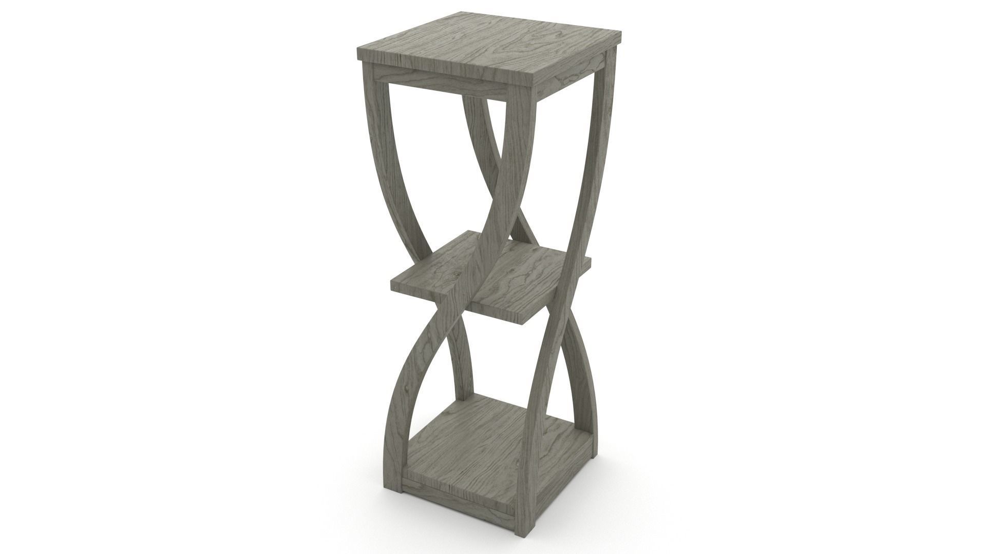 Gourglass Table - 3ds Max 3D model_8