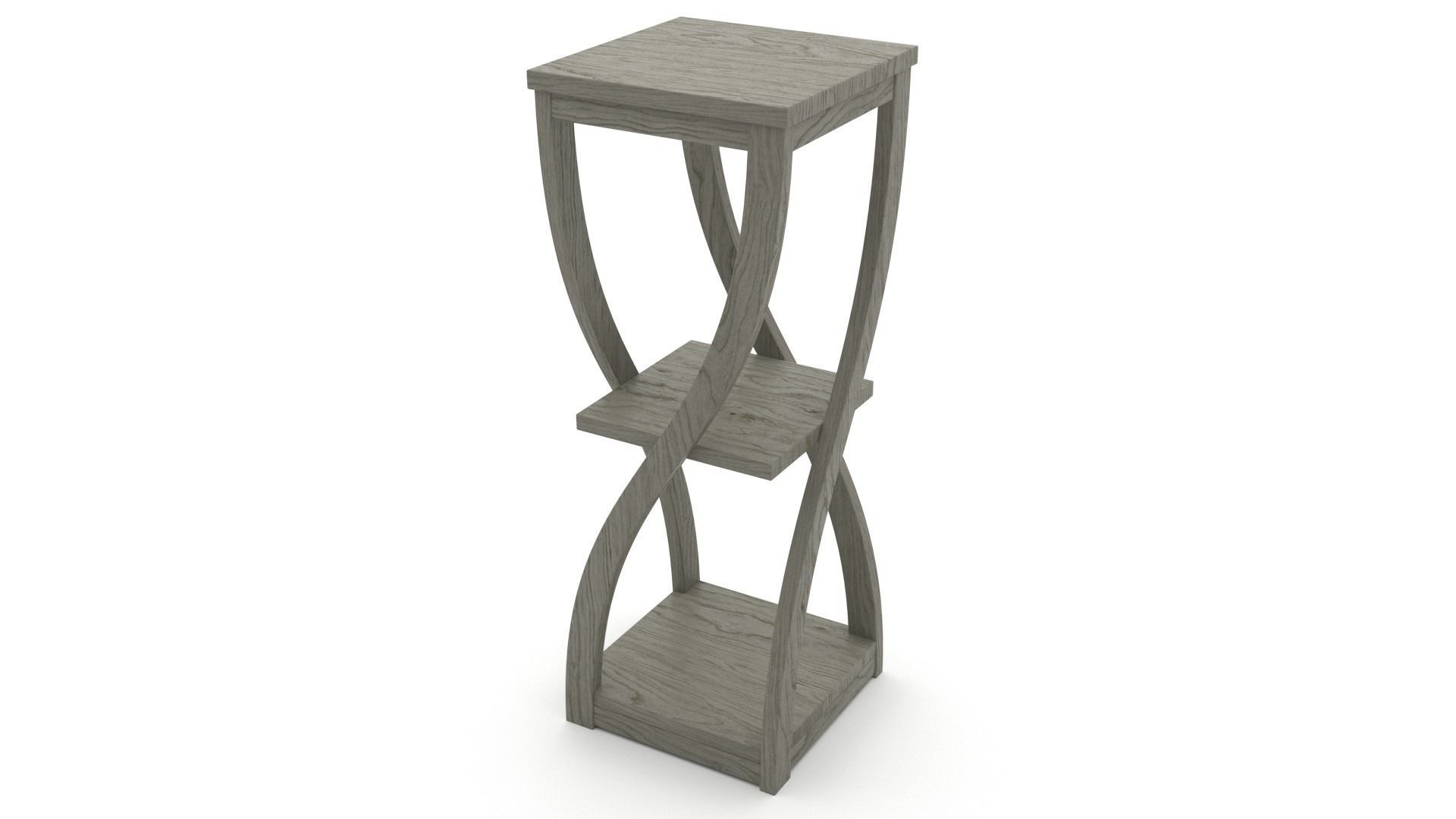 Gourglass Table - 3ds Max 3D model_5