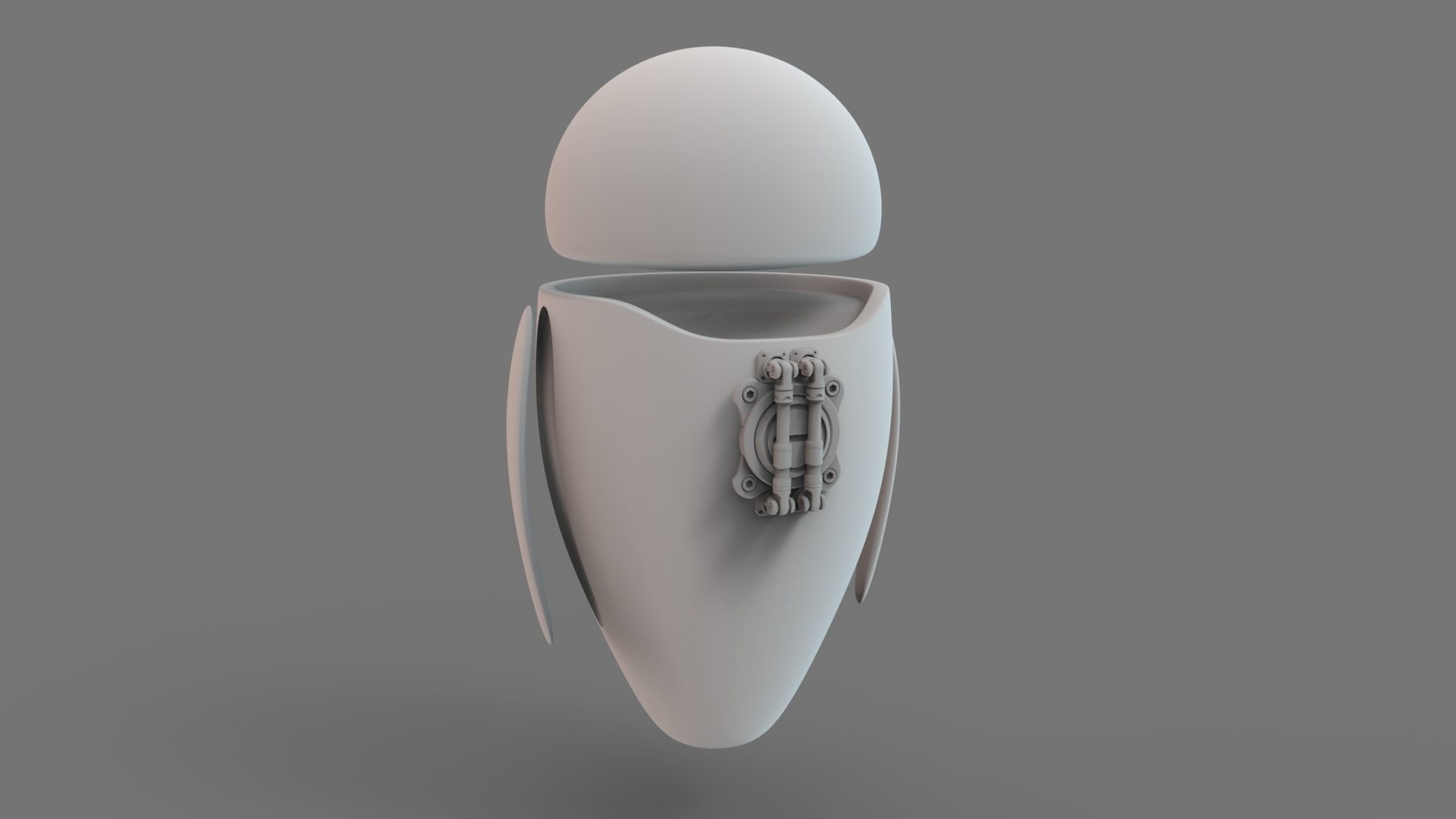 Eva Robot 3D model_4