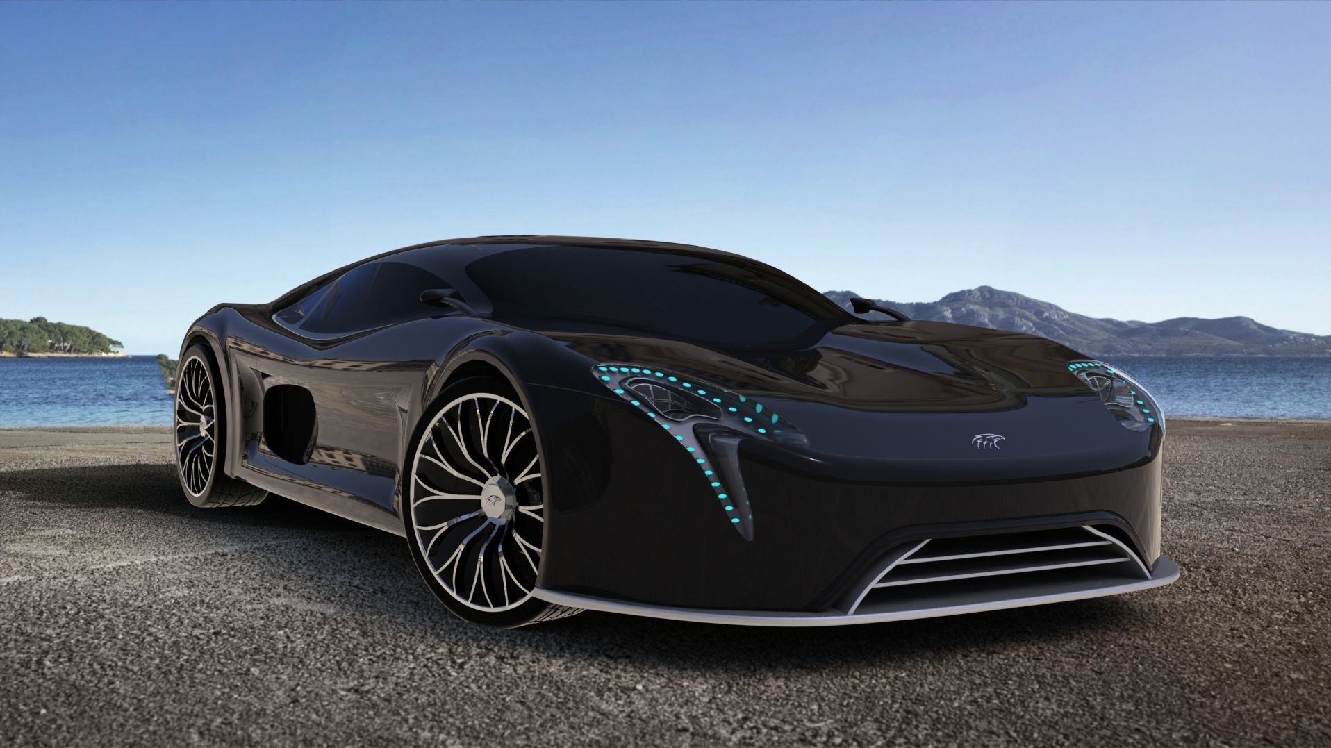 Super Car  3D model_4