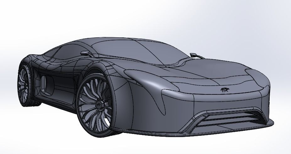 Super Car  3D model_11