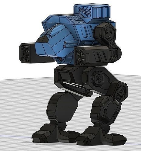 BattleTech Mad Cat and Daishi 3D print model