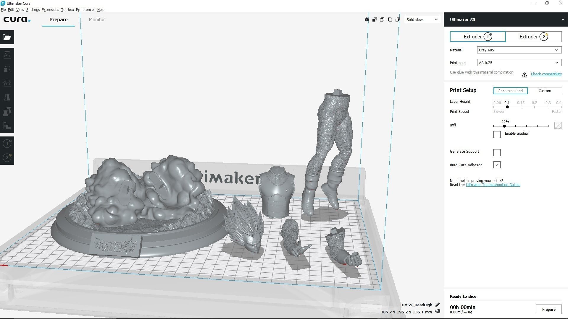 Vegeta Super Saiyan  for 3D print 3D print model_7