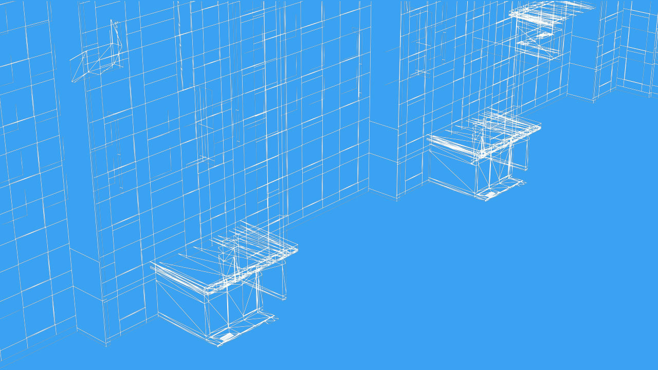 Pack of 6 Russian Panel Apartment Houses Low-poly 3D model_30