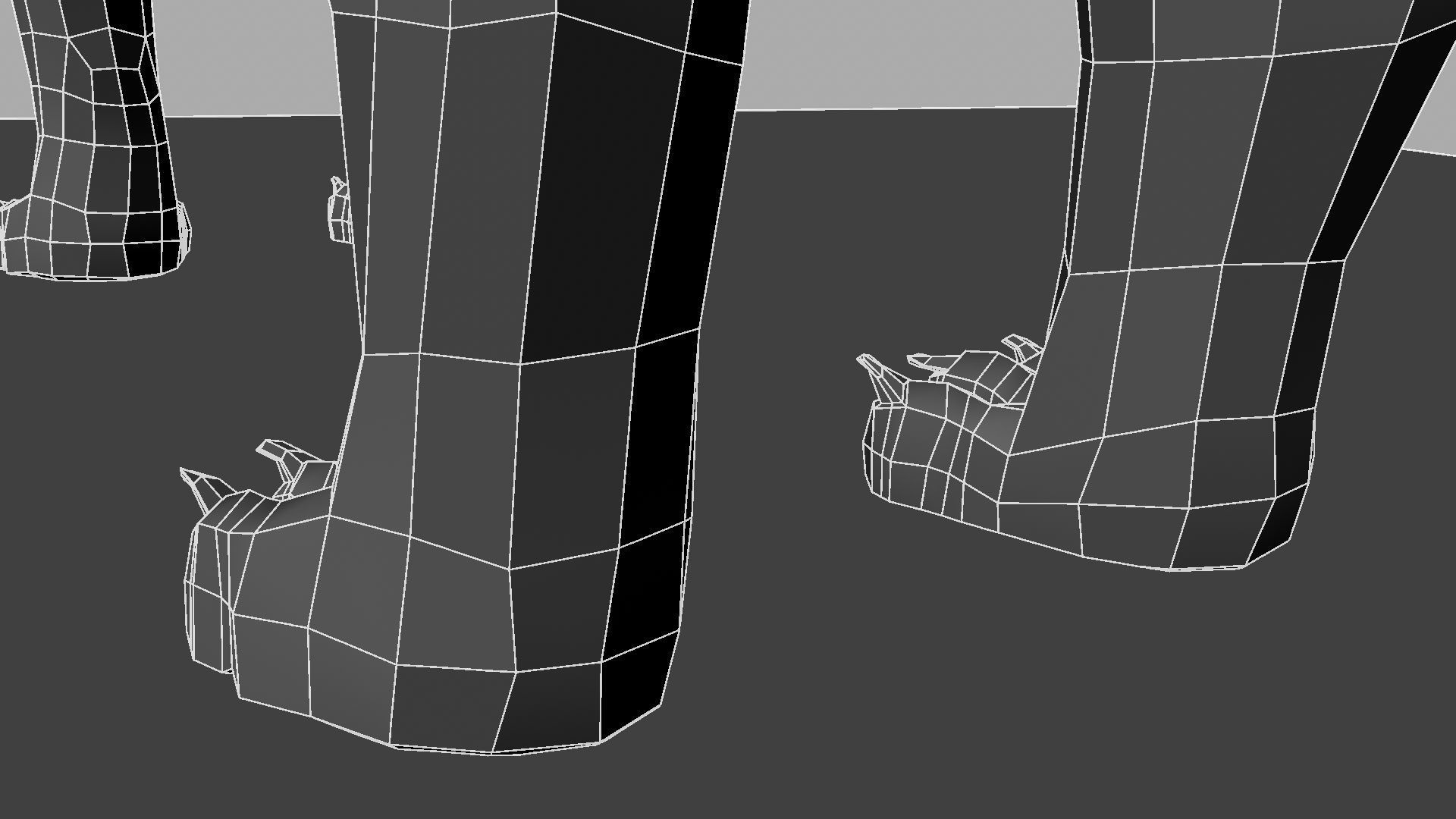 3D Cat with eyes 3D model_6