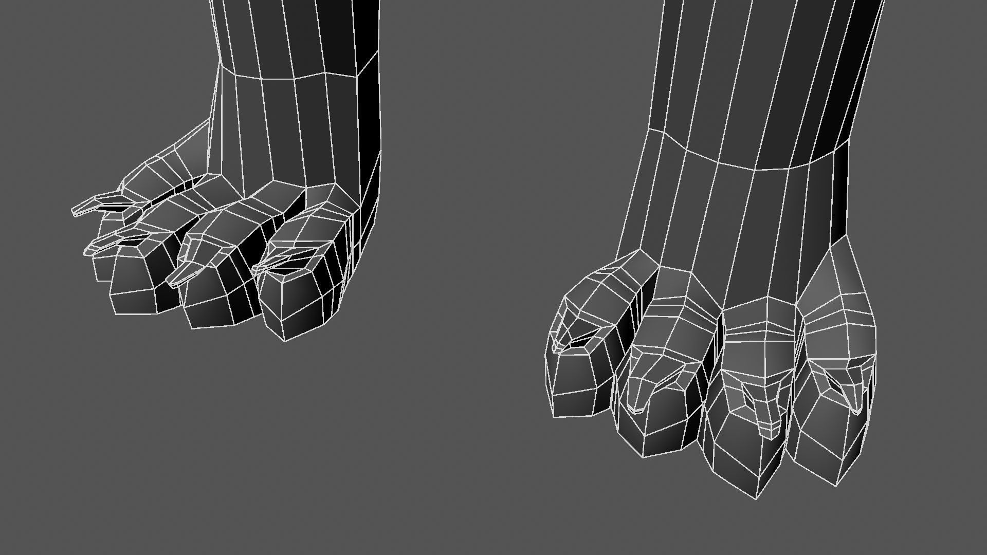 3D Cat with eyes 3D model_32