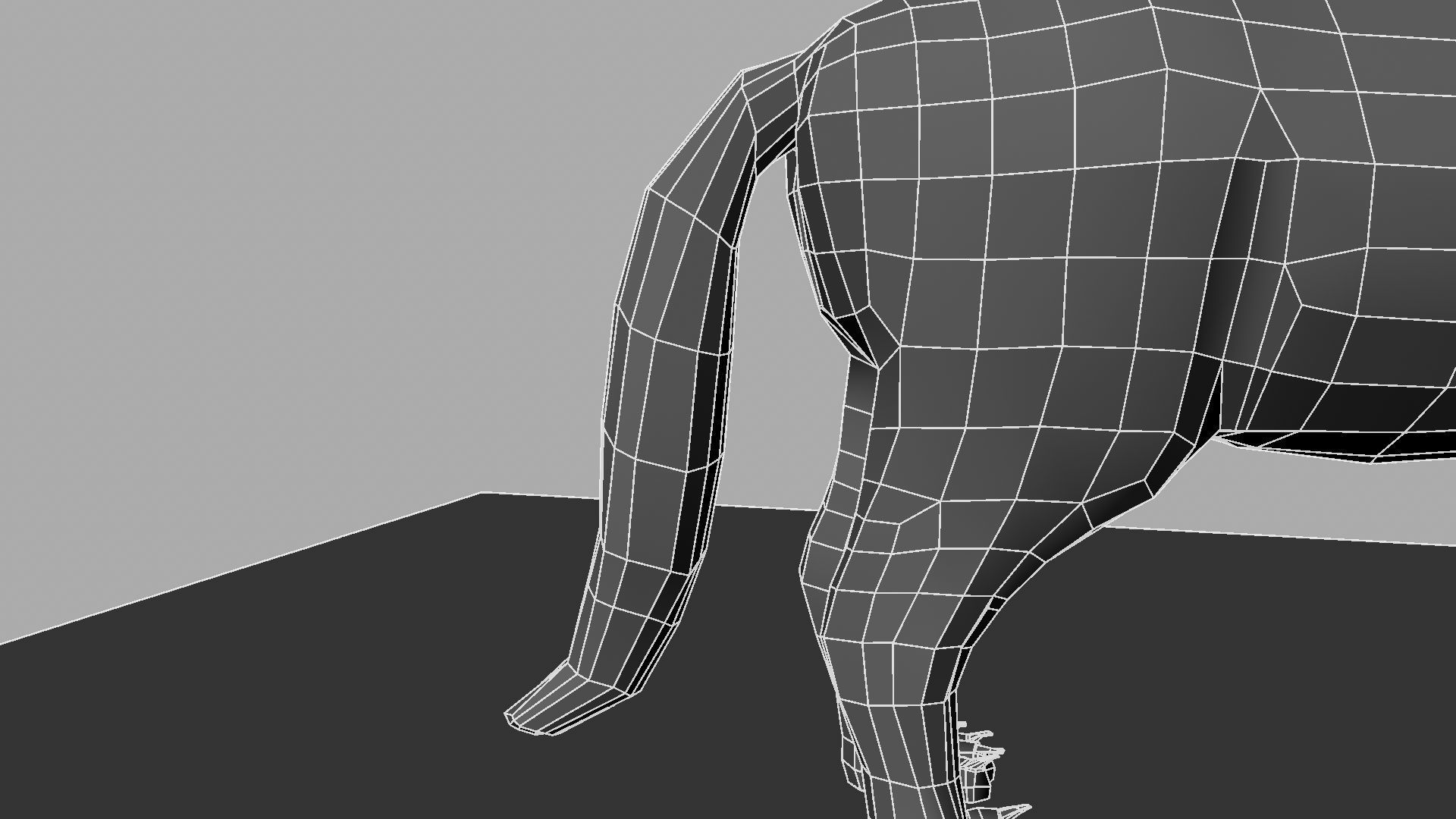 3D Cat with eyes 3D model_30