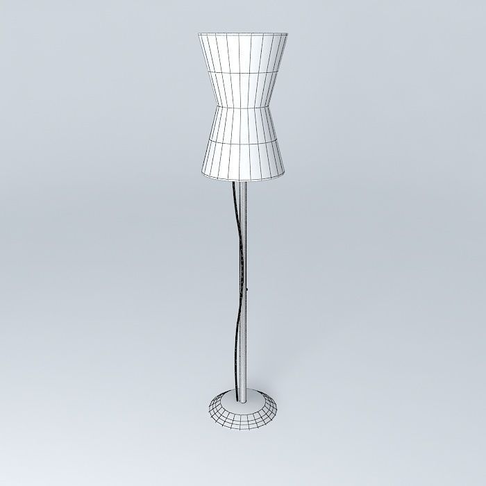 Floor lamp - Comic Book Free 3D model_3