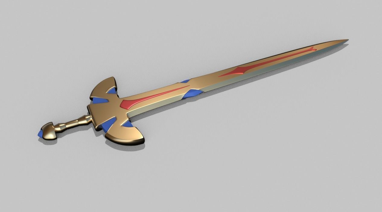 Pokemon sword 3D print model_1