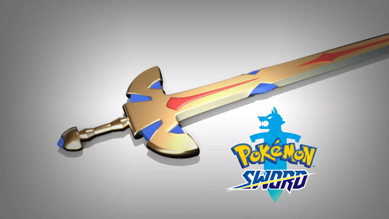 Pokemon sword 3D print model_0