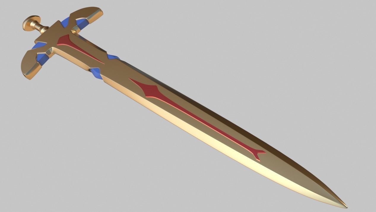 Pokemon sword 3D print model_7