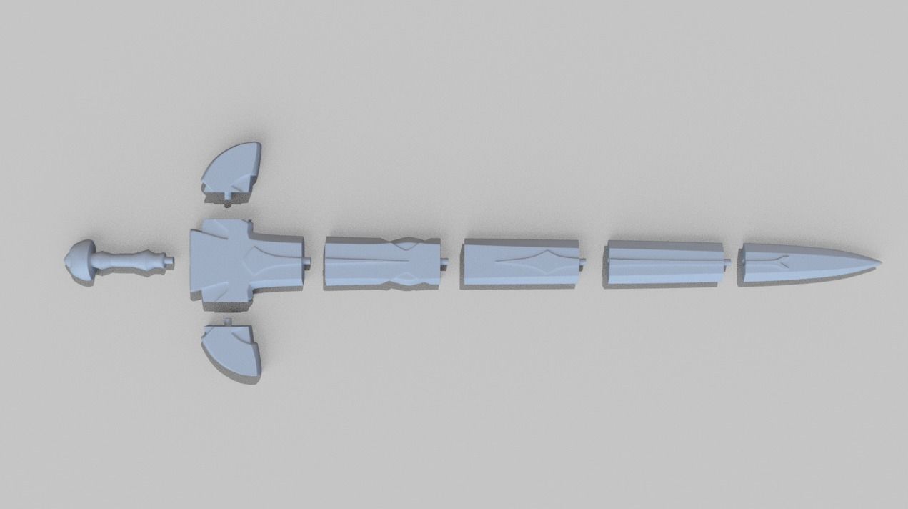 Pokemon sword 3D print model_10