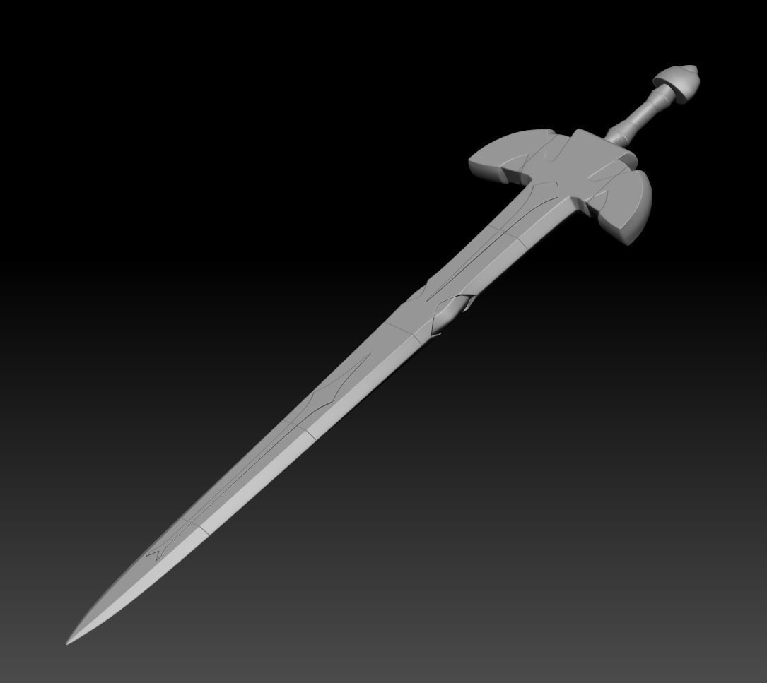 Pokemon sword 3D print model_14