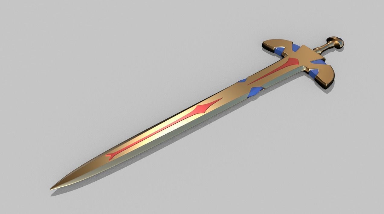 Pokemon sword 3D print model_3