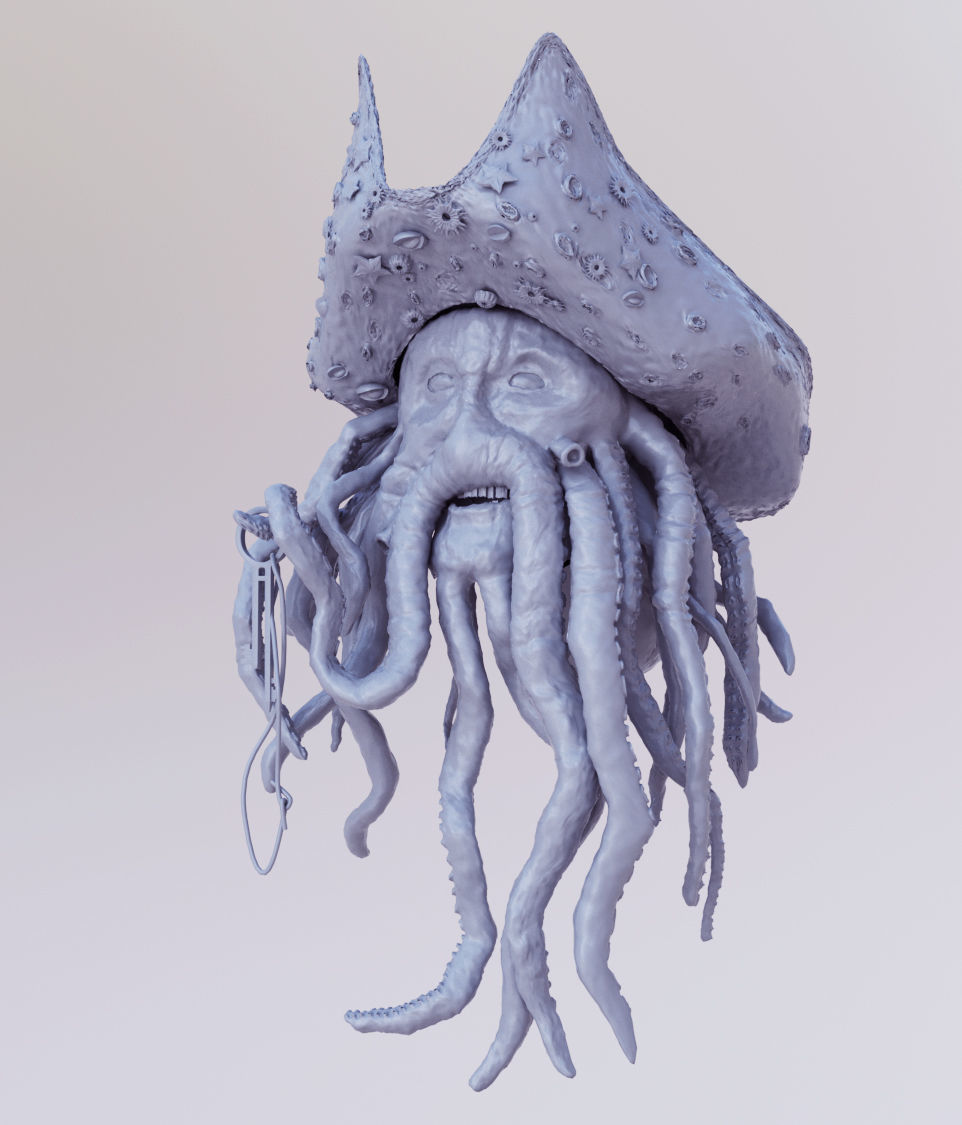 Davy Jones 3d Model 3D model_1