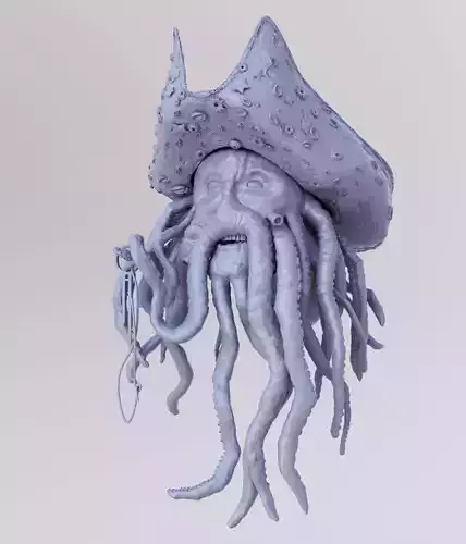 Davy Jones 3d Model