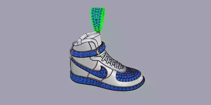 nike air jordan pendant 3D print model