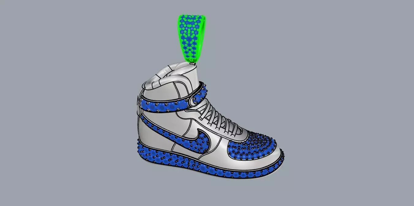 nike air jordan pendant 3D print model_0