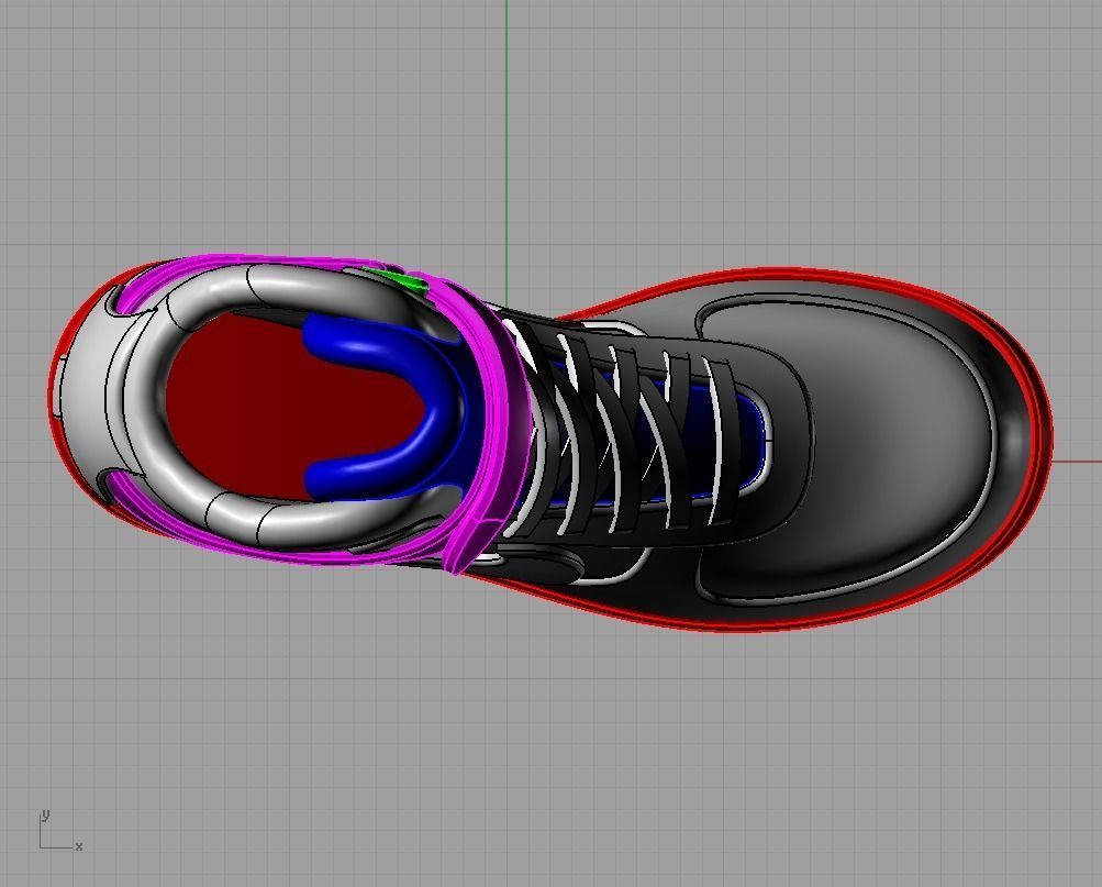 nike air jordan pendant 3D print model_10