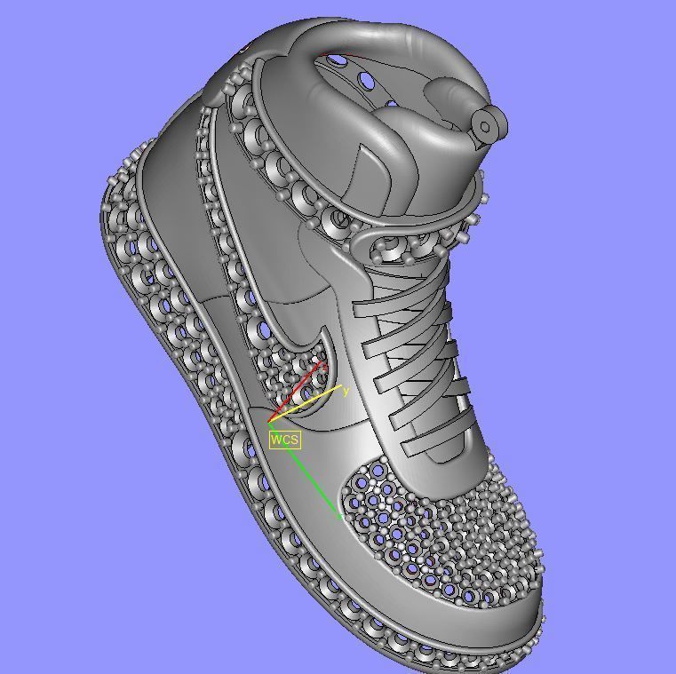 nike air jordan pendant 3D print model_4