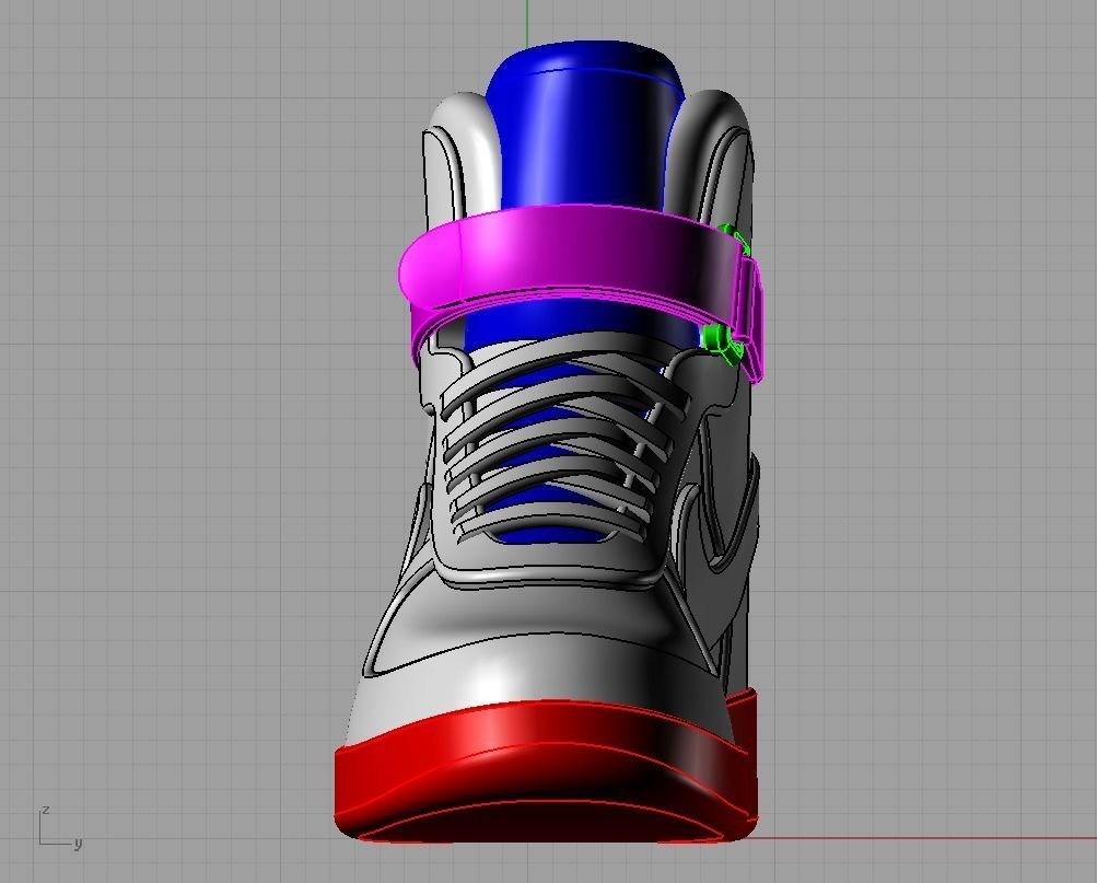 nike air jordan pendant 3D print model_8