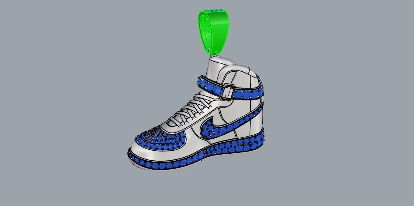 nike air jordan pendant 3D print model_1