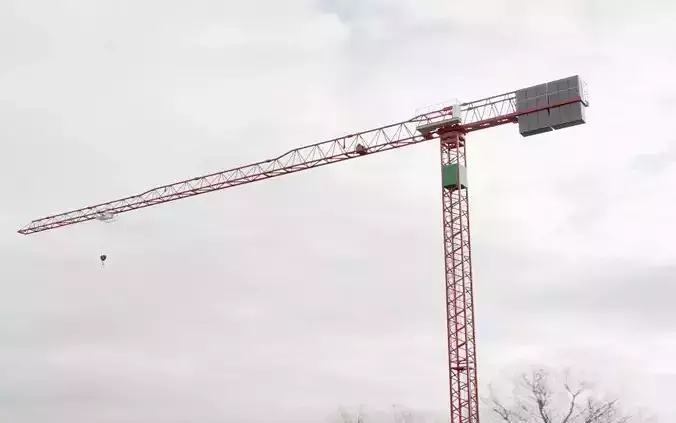 Flat Top Tower Crane 2 - Construction Crane