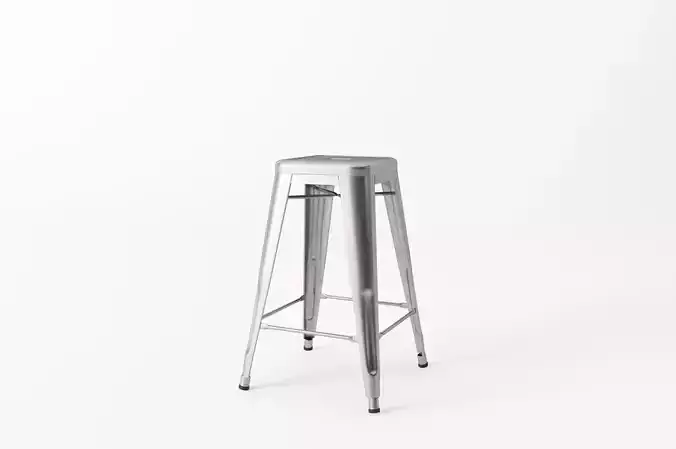 Tolix Stool 3D model