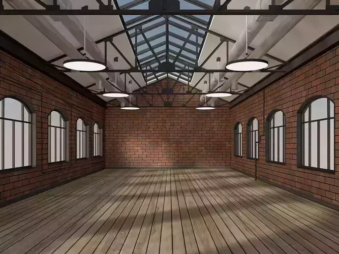 Loft Office 3D model