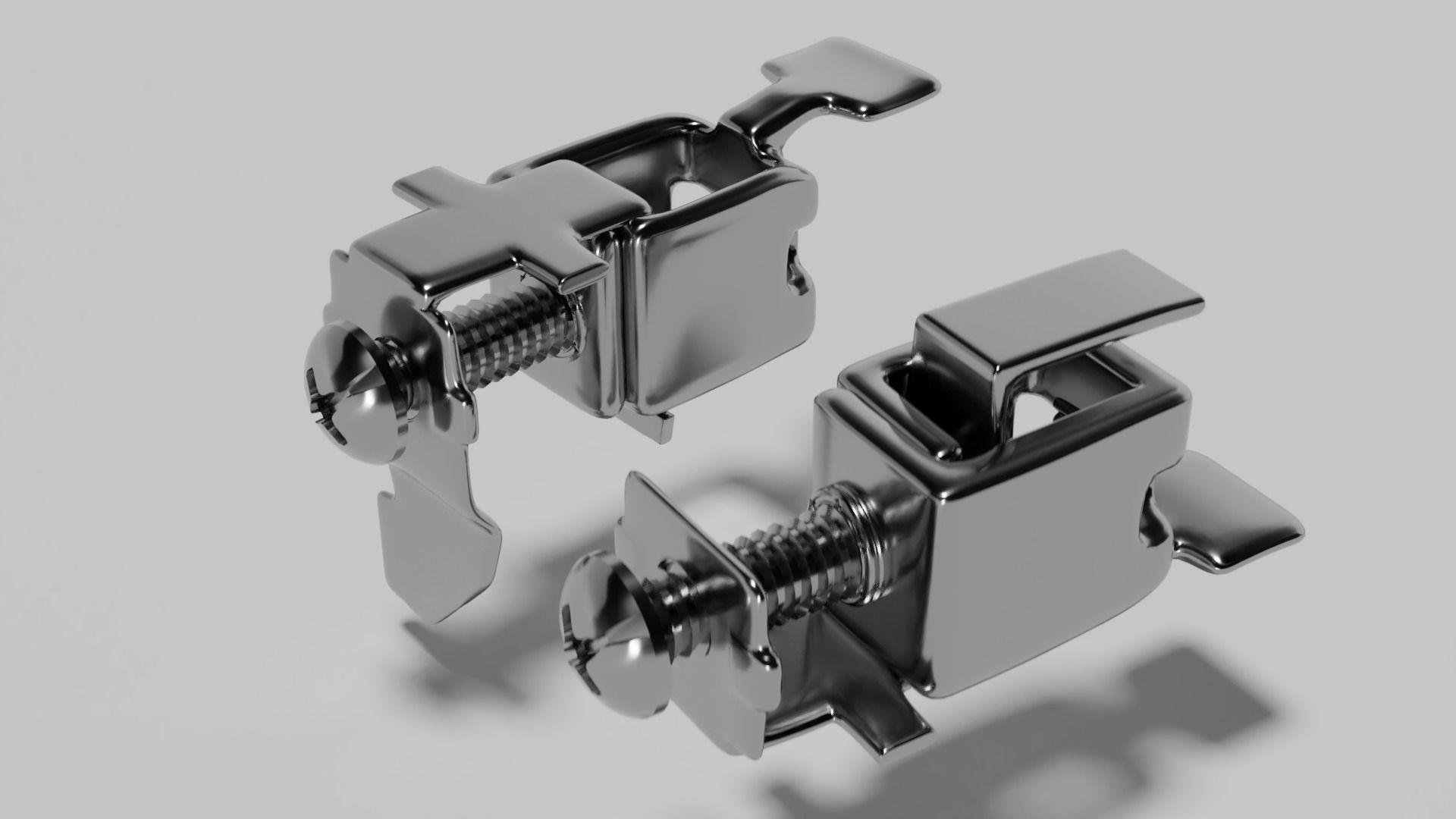 Electric switch automatic with fully detailed mechanism 3D model_19