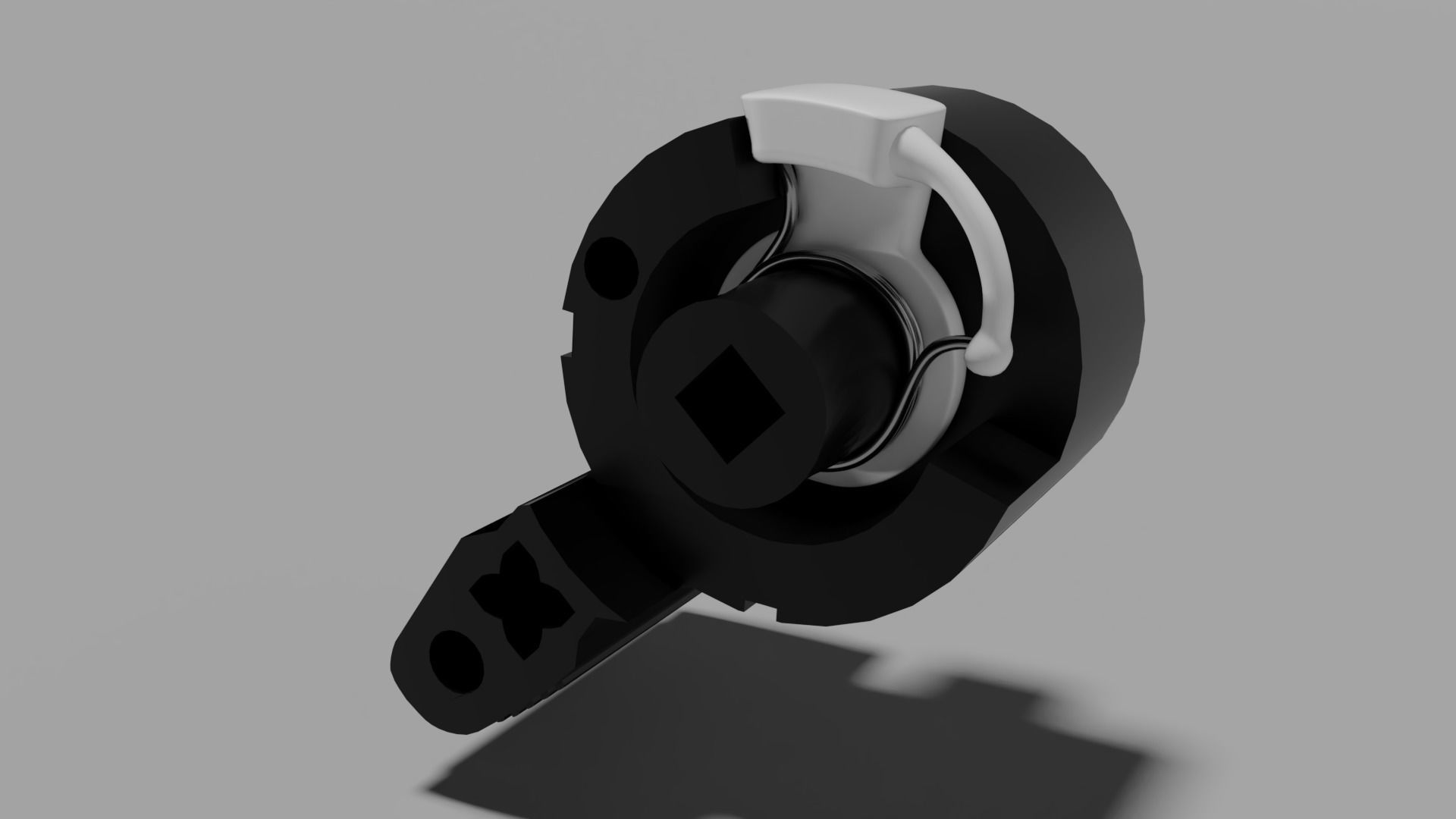 Electric switch automatic with fully detailed mechanism 3D model_17