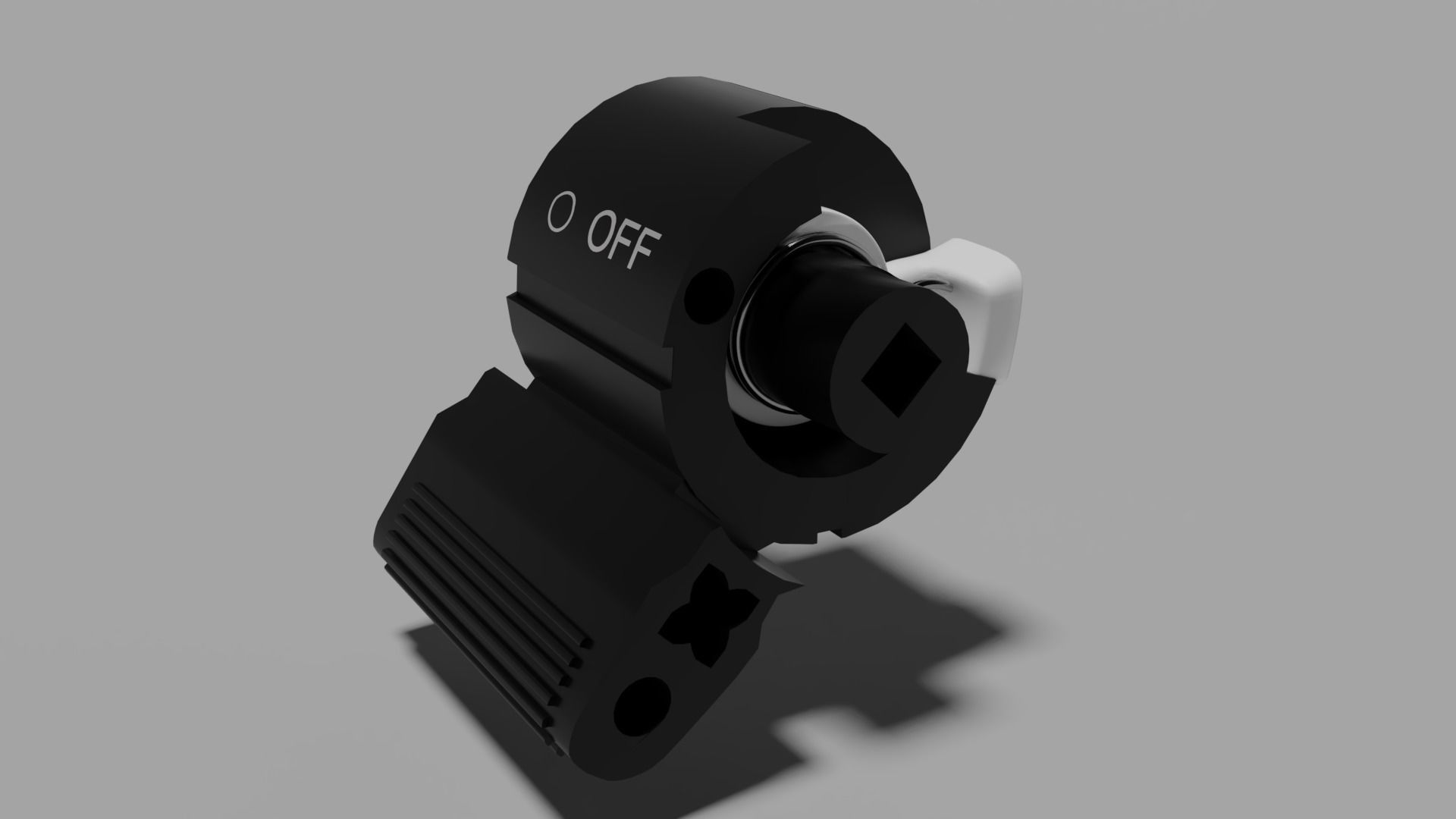 Electric switch automatic with fully detailed mechanism 3D model_16