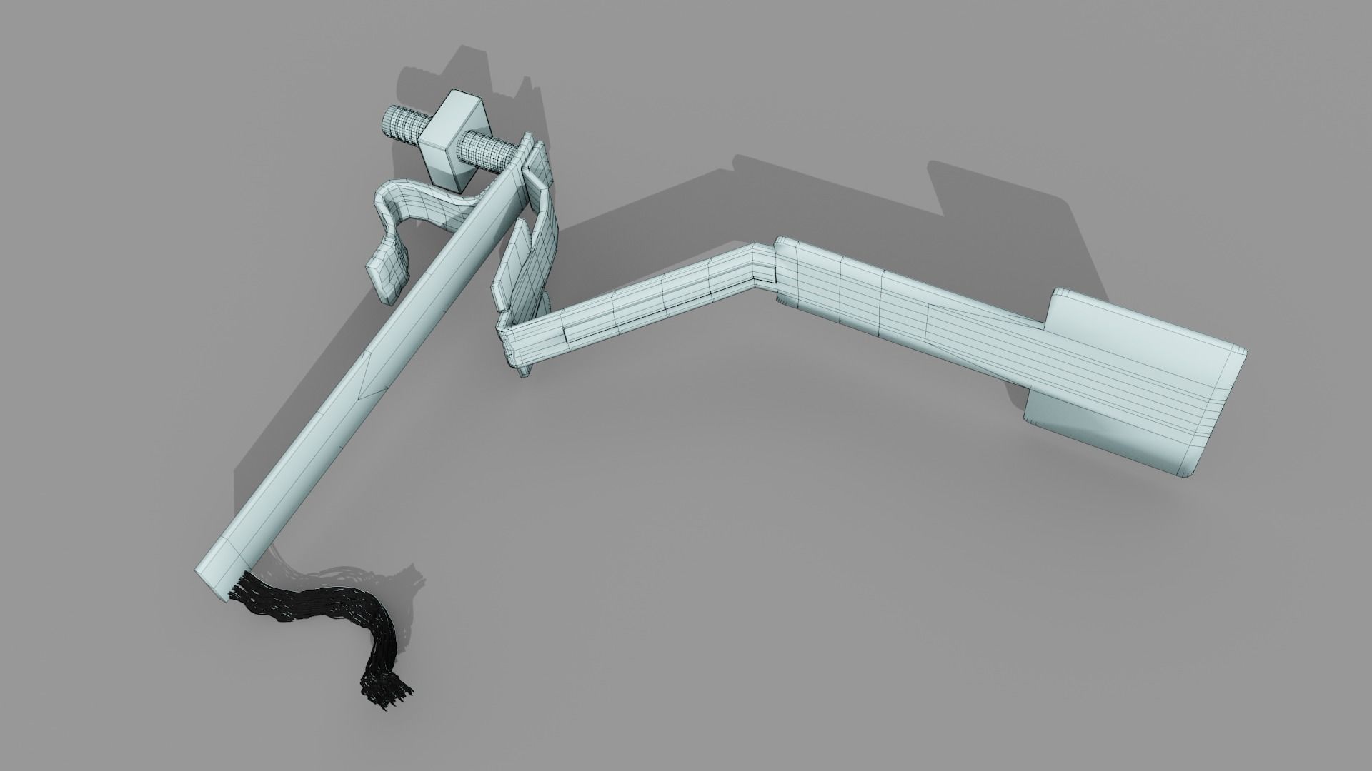 Electric switch automatic with fully detailed mechanism 3D model_36