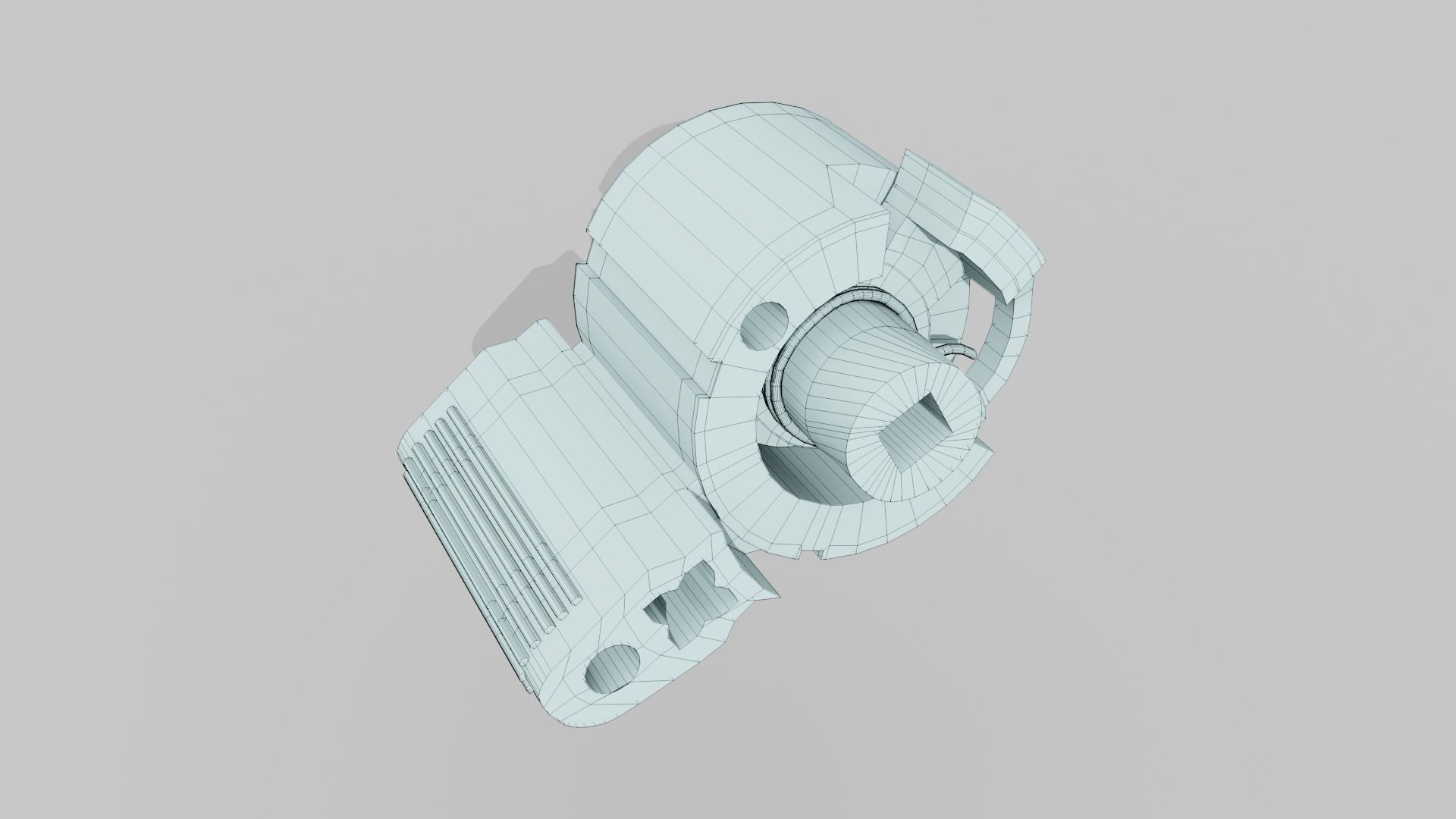 Electric switch automatic with fully detailed mechanism 3D model_38