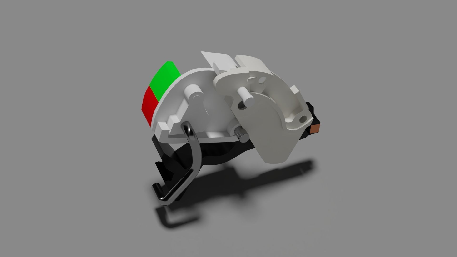 Electric switch automatic with fully detailed mechanism 3D model_22