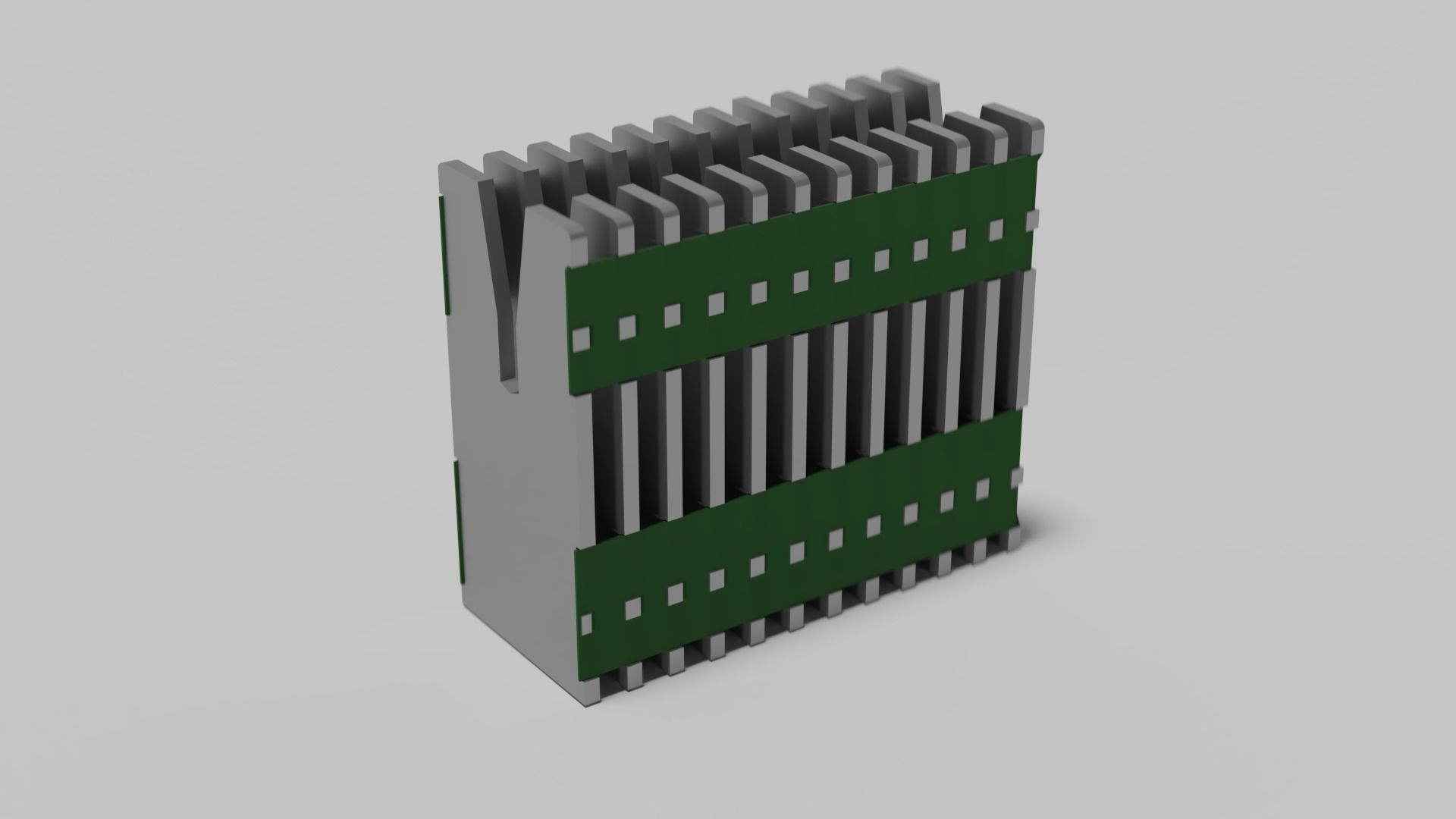 Electric switch automatic with fully detailed mechanism 3D model_24