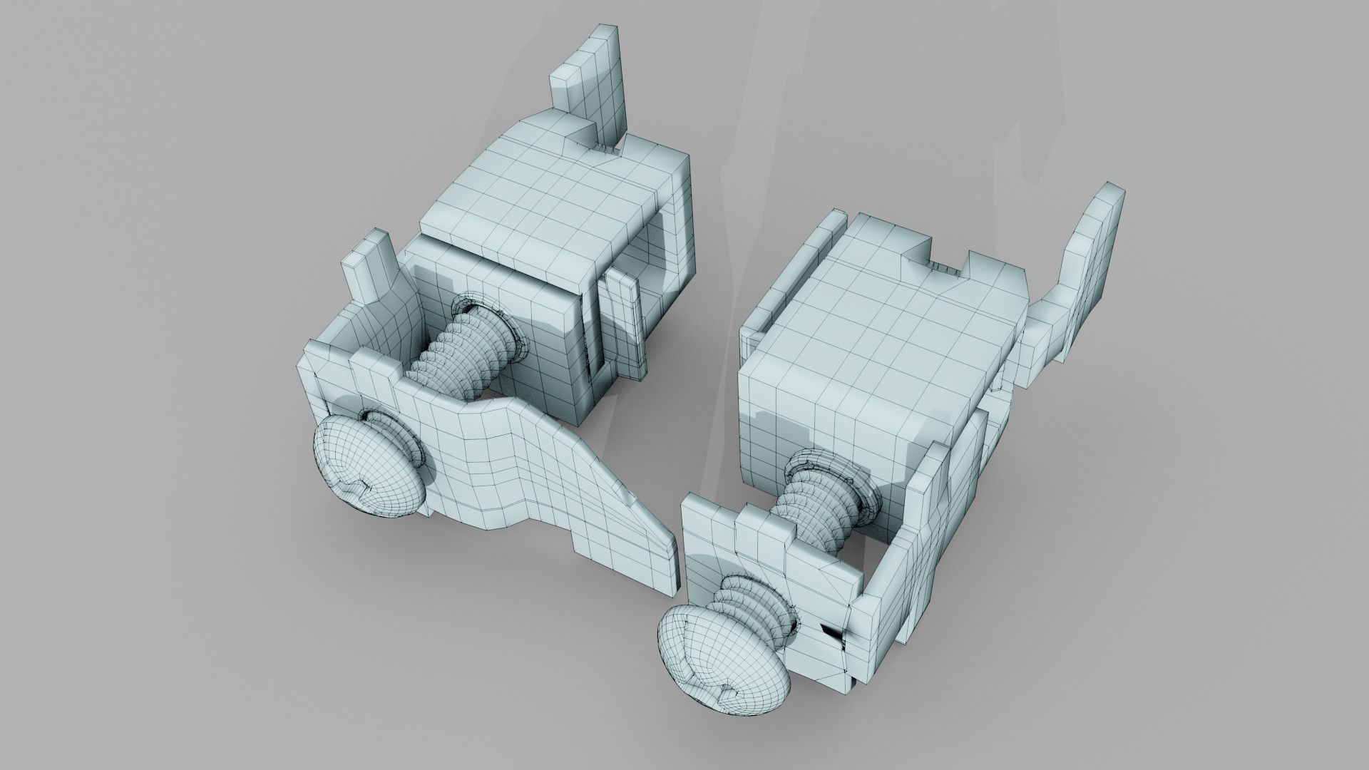 Electric switch automatic with fully detailed mechanism 3D model_37