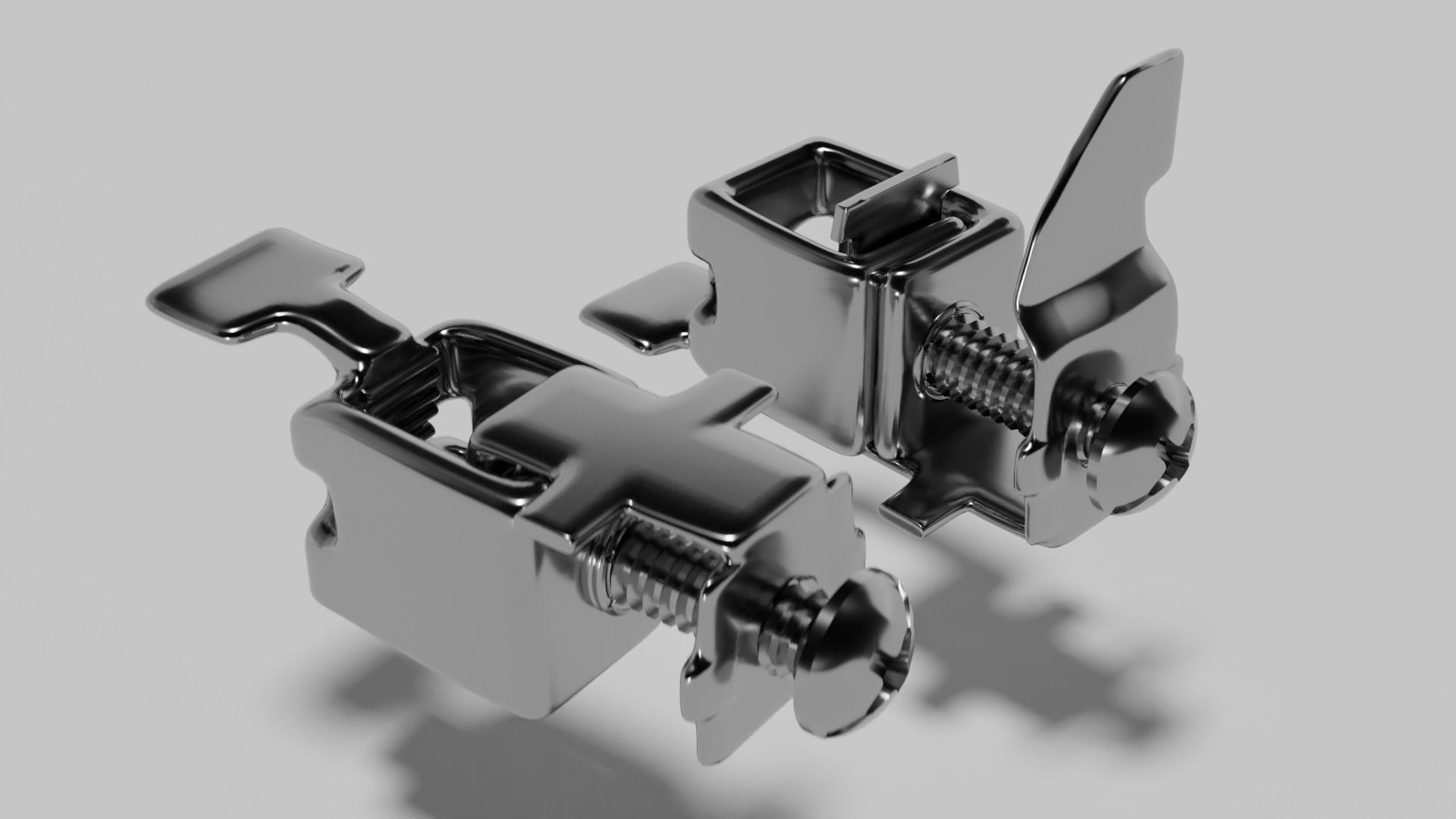 Electric switch automatic with fully detailed mechanism 3D model_20