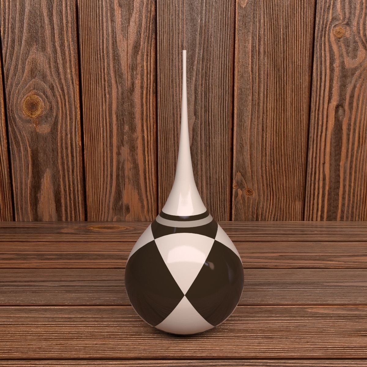 modern vase set Free 3D model_2