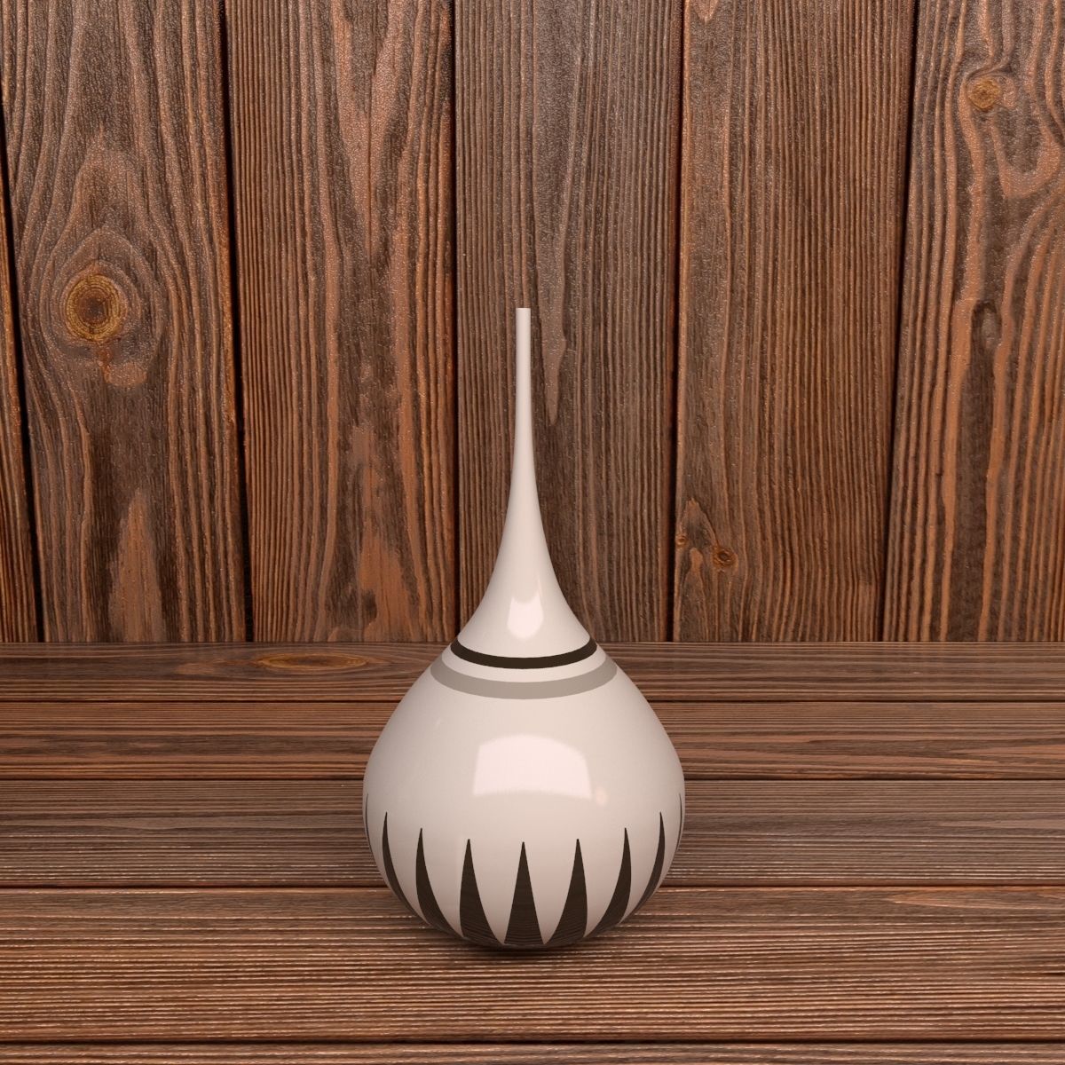 modern vase set Free 3D model_3