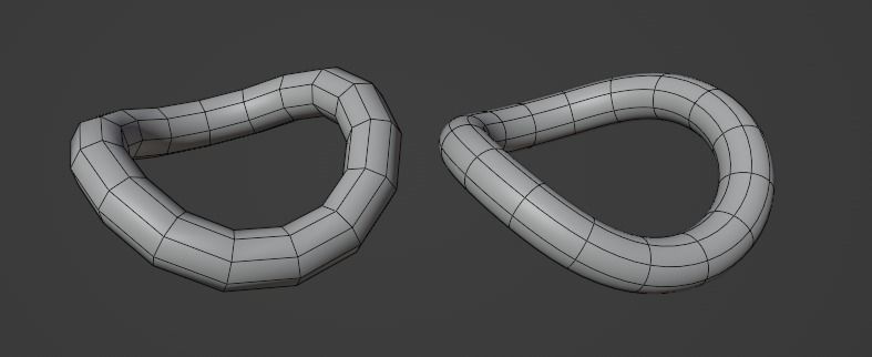 Basic chain set for modelling Low-poly 3D model_5