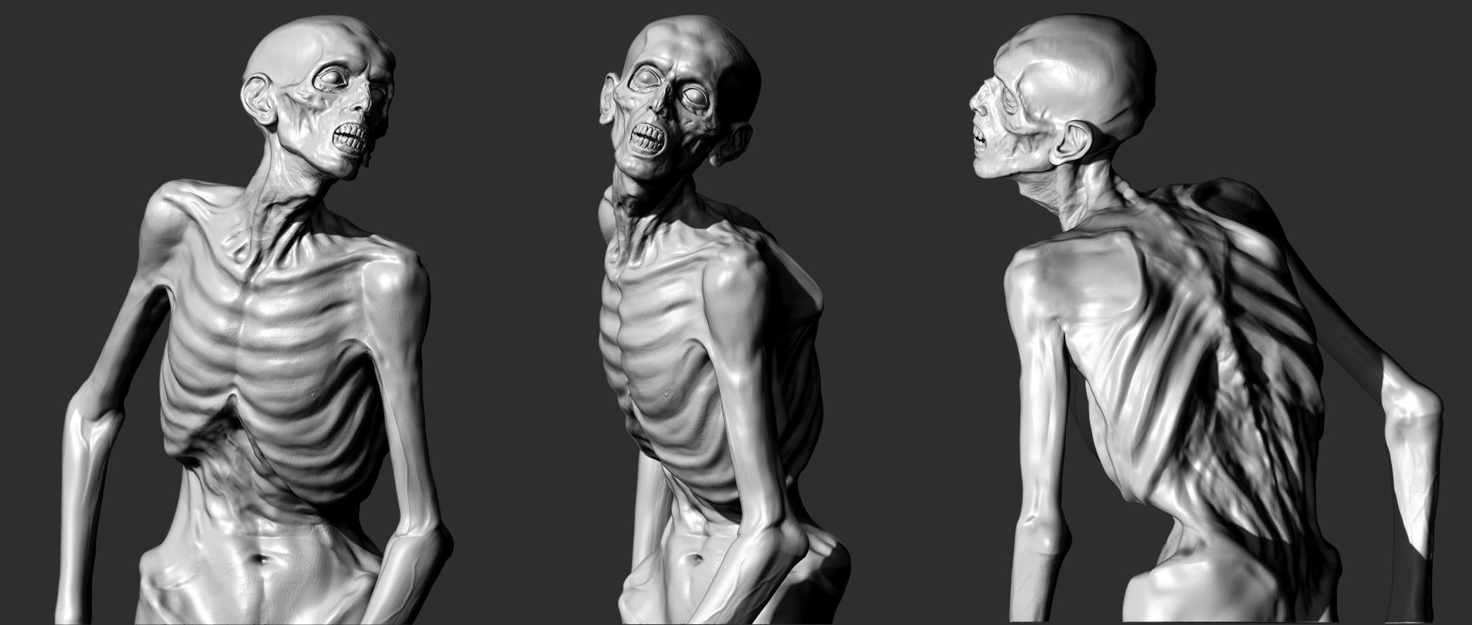 Zombie 3D print model_9