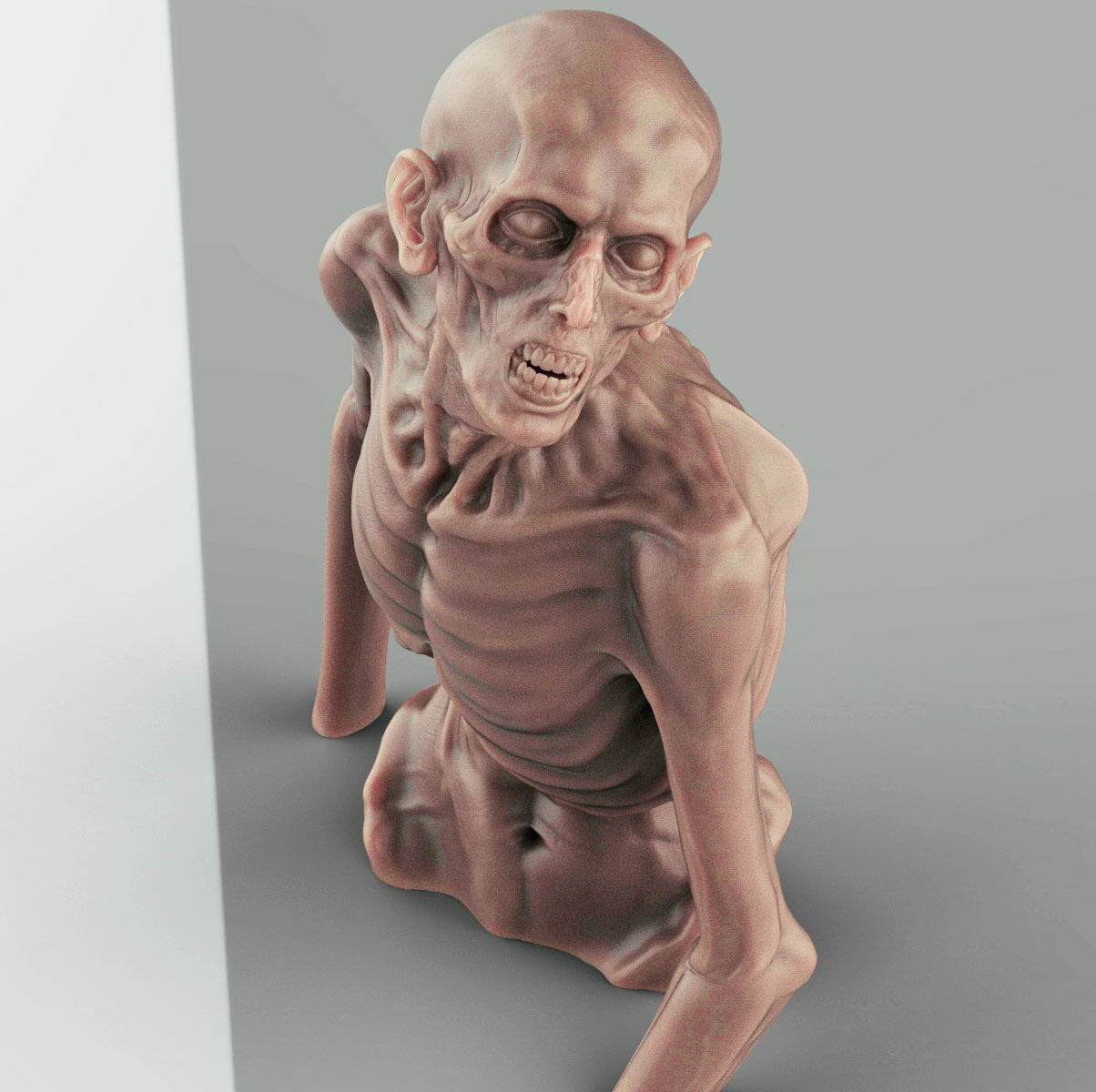 Zombie 3D print model_7