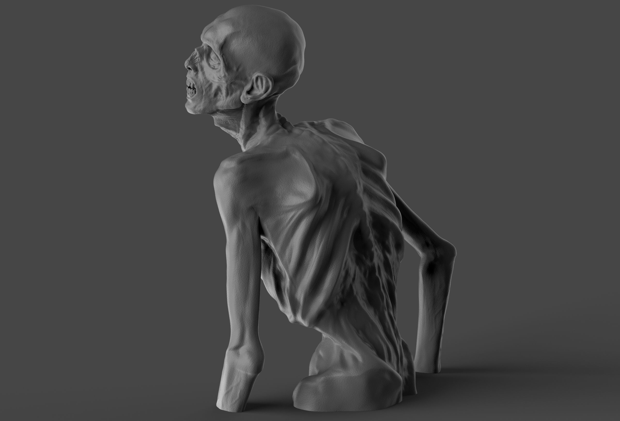 Zombie 3D print model_2