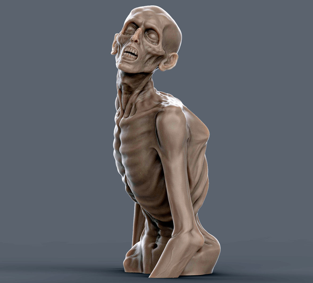 Zombie 3D print model_8