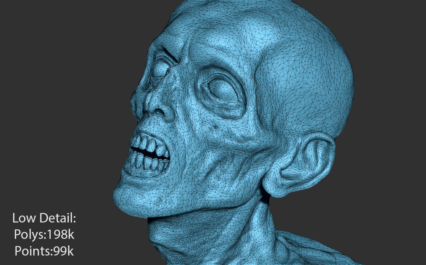 Zombie 3D print model_10